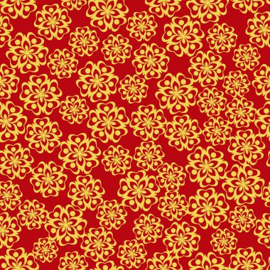 Vektör sorunsuz şirin bahar ya da yaz çiçek arka plan desen