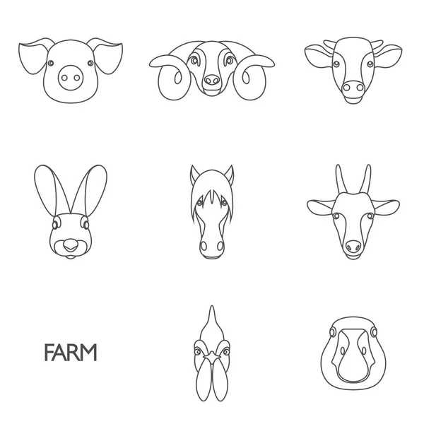 Vektoros illusztráció egy mintaszöveget állatok — Stock Vector