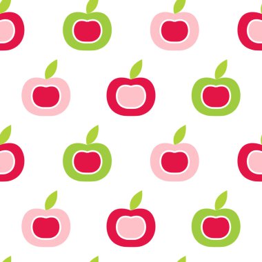 Renk elma ile Seamless Modeli