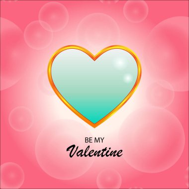 Mutlu Sevgililer günü kalp hat metin simgesiyle