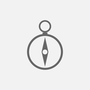 Pusula izole simge vektör çizim