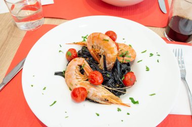 Lezzetli İtalyan makarnası.