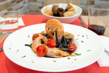 Lezzetli İtalyan makarnası.