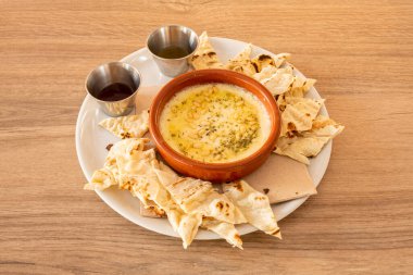 Lezzetli fırınlanmış provolon görüntüsü