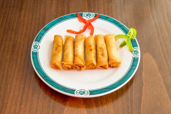 Crispy Asian Style Roll Image — Stock Photo, Image