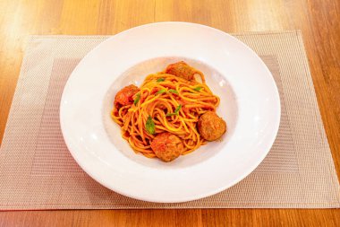 Lezzetli İtalyan makarnası.