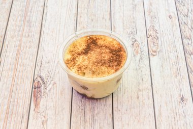 Lezzetli tiramisu görüntüsü