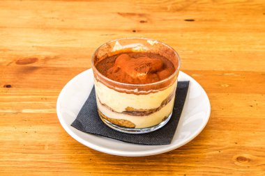 Lezzetli tiramisu görüntüsü