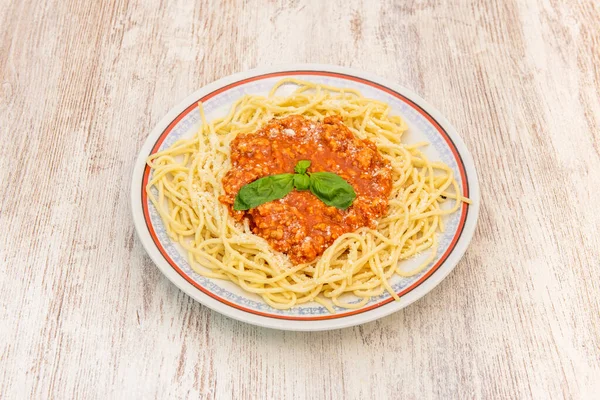 Delizioso Piatto Pasta Italiano — Foto Stock