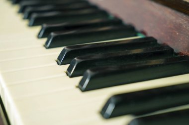 klavye piyano, yan görünüm araç müzik alet.
