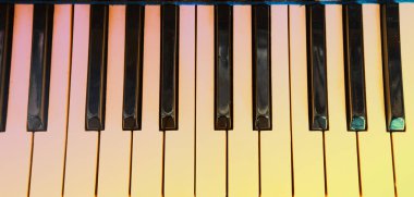 klavye piyano, yan görünüm araç müzik alet.