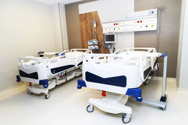 Cuarto Hospital Con Camas Cómodo Médico Equipado Hospital Moderno Tratamiento — Foto de Stock