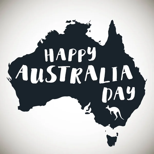 Щасливі Австралії Республіка день друкарські плакат — стоковий вектор