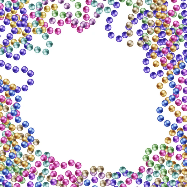 Perline di martedi 'grasso. illustrazione vettoriale — Vettoriale Stock