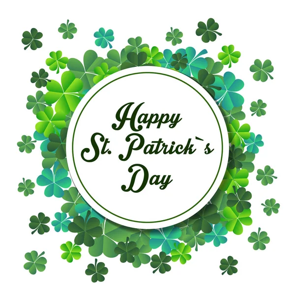 Vector Illustration of a St. Patricks Day Background — Stock Vector