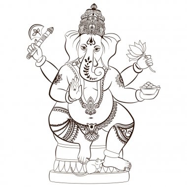 Hindu Lord Ganesha..