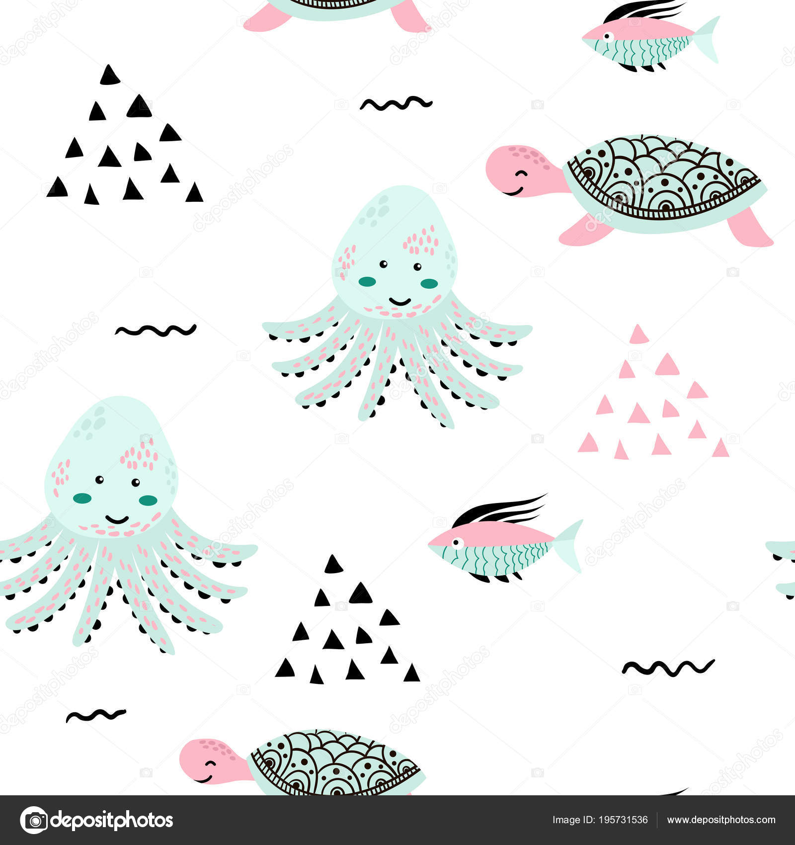 Морская Жизнь. Подводный Мир. Рыба, Медузы, Морское Дно.