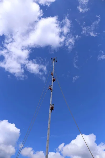 Voladores, die Bungee-Jumper aus Mexiko — Stockfoto