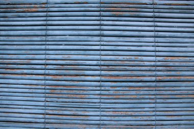 Bambu gölge - arka plan mavi