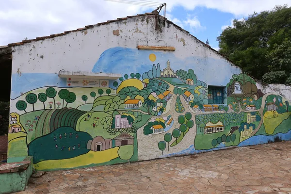 Streetart в Aregua, Парагвай, квітня 2016 — стокове фото