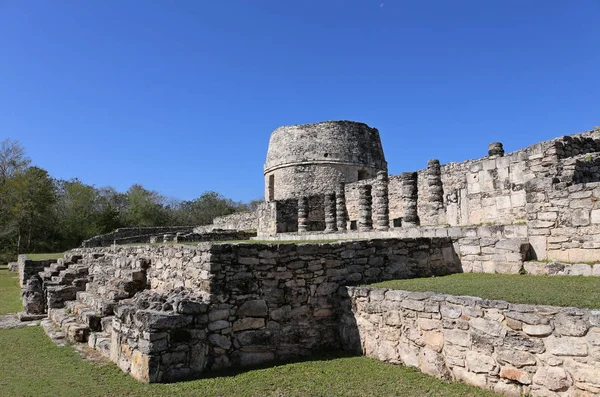 Mayapán antik kalıntıları, Yucatan, Meksika — Stok fotoğraf