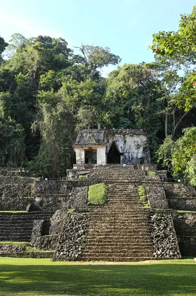 Mayaruiner i Palenque, Chiapas, Mexiko — Stockfoto