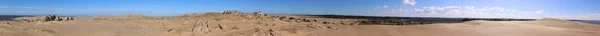 Dunes behind of Barra de Valizas - Uruguay — Stock Photo, Image