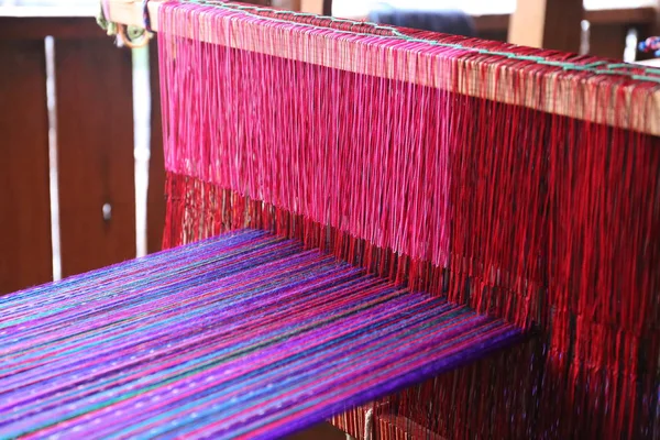 Guatemala dokuma iş dokuma makinesi — Stok fotoğraf