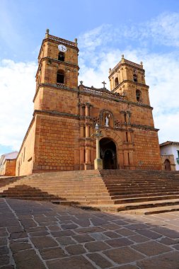 Katedral Barichara Santander Kolombiya, Güney Amerika