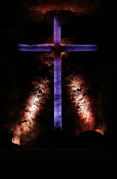 Salt Cathedral in Zipaquira, Colombia — Stock Photo, Image