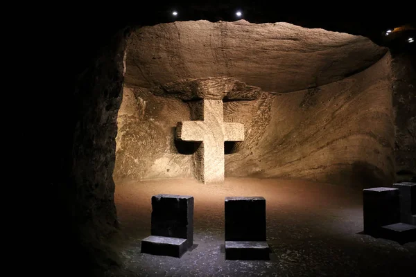 Kolumbiában Zipaquira Salt Cathedral — Stock Fotó