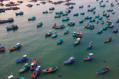 Duong Dong şehri, Phu Quoc, Vietnam - Aralık 2018: Phu Quoc cabel car 