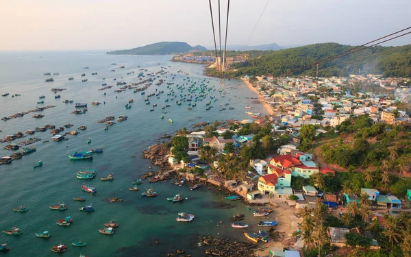 Duong Dong Stad Phu Quoc Vietnam December 2018 Utsikt Från — Stockfoto