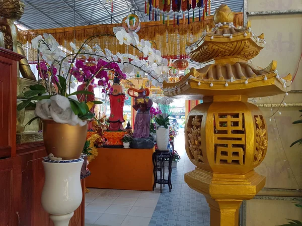 Duong Dong City Phu Quoc Vietnã Dezembro 2018 Belo Templo — Fotografia de Stock