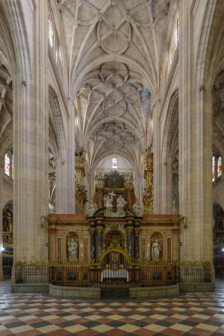 Segovia İspanya Gotik katedral iç