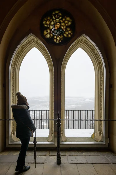 View Window Castle Segovia — Stock Photo, Image