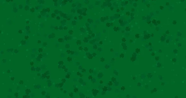 День Святого Патрика Зеленый Фон Листьев Фон Патрика Дэя Рисунком — стоковое фото