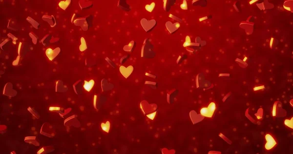 Rote Herzen Textur Hintergrund Zum Valentinstag — Stockfoto