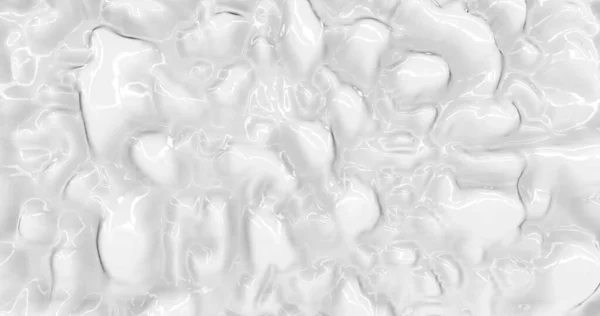 Tekuté Abstraktní Bílé Pozadí Hladká Lesklá Textura Vykreslování Glamour Hedvábí — Stock fotografie