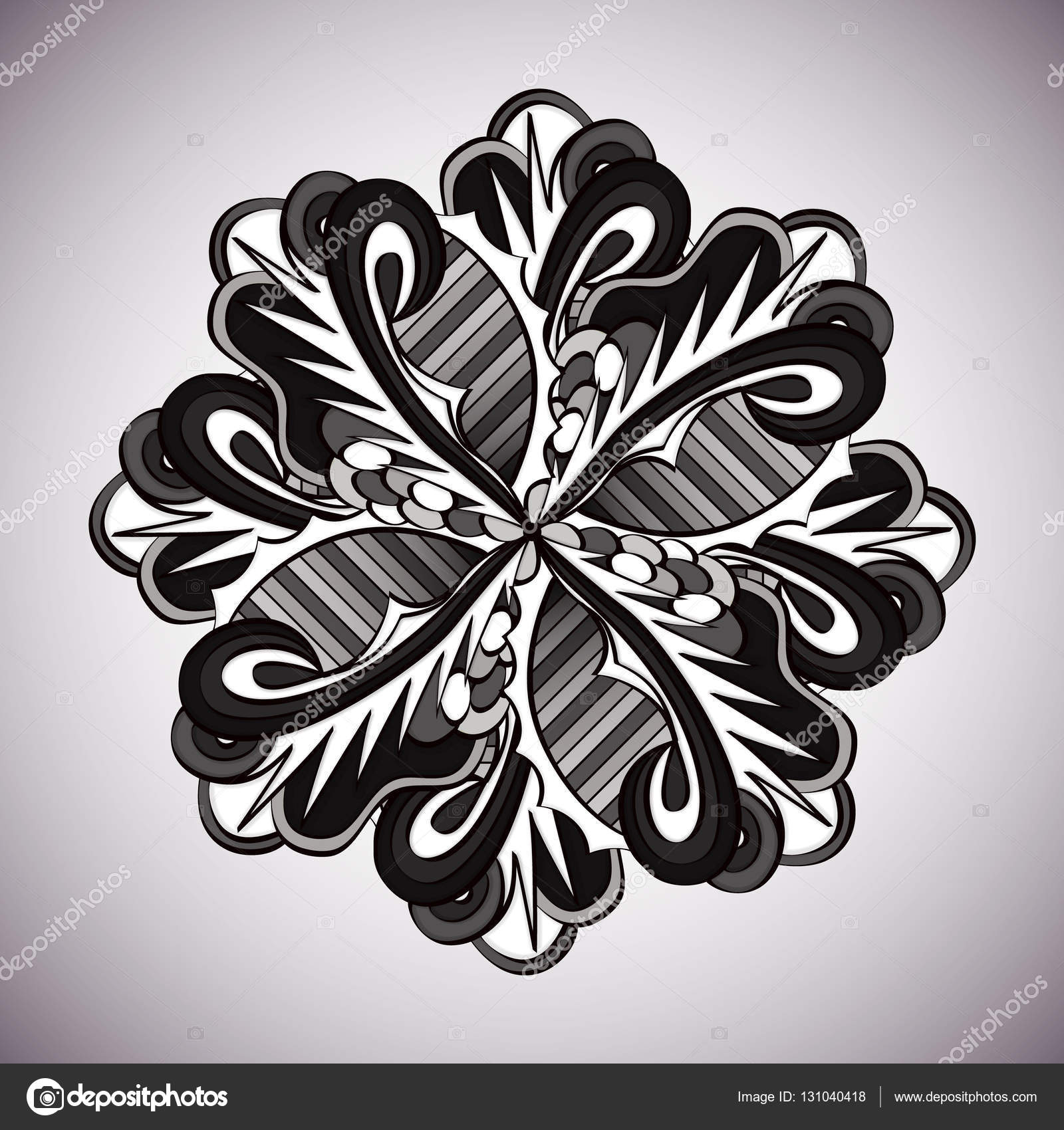 Mandala Tribal Ornament Wzór Etniczne Tkaniny Motywy Wektor