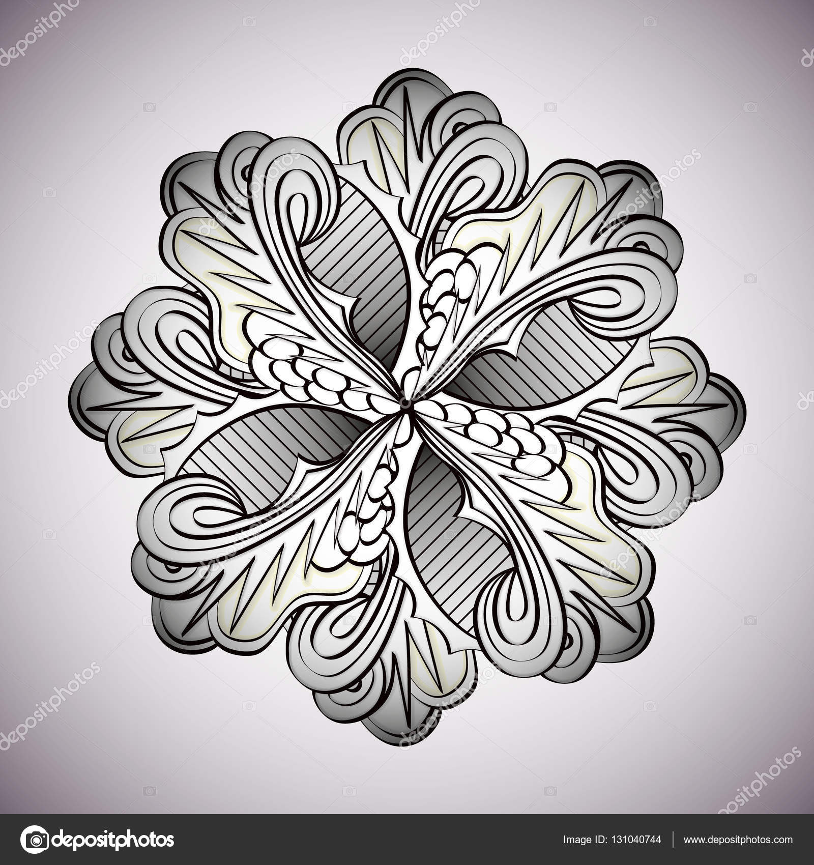 Mandala Tribal Ornament Wzór Etniczne Tkaniny Motywy Wektor