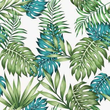 Mavi ve yeşil yaprakları sorunsuz