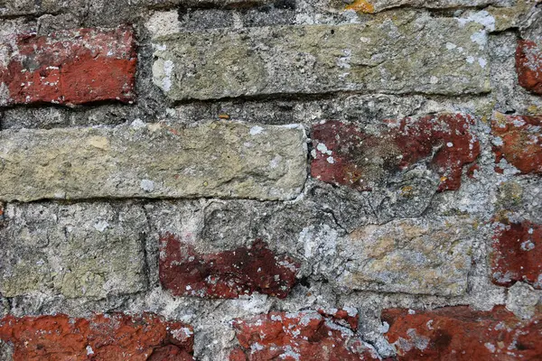 Vieja pared de ladrillo tudor en primer plano —  Fotos de Stock