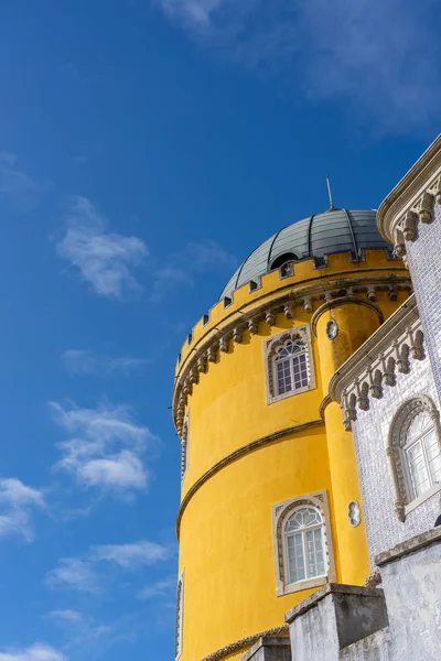 Famoso Palce Pena Sintra Portugal Edificio Destaca Por Sus Colores — Foto de Stock