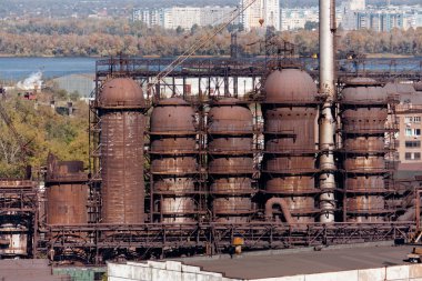 Çelik yüksek fırın Metalurji tesisi inşaatı