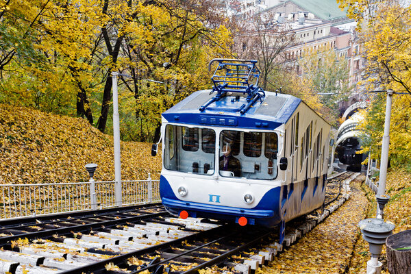 Funicular. Kiev, Ukraine. Kyiv, Ukraine