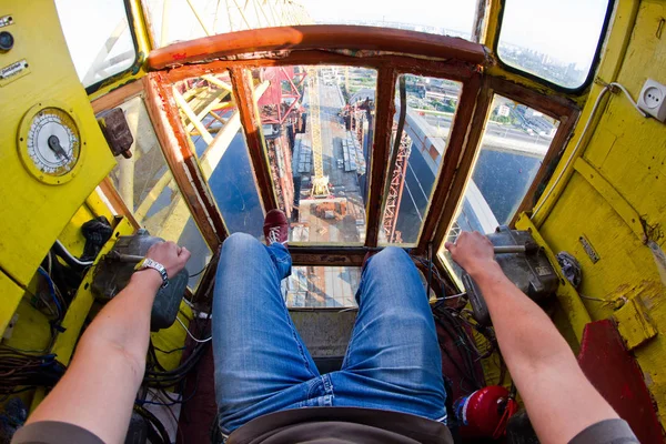 Vinç operatör çalışma yerden görüntüleyin