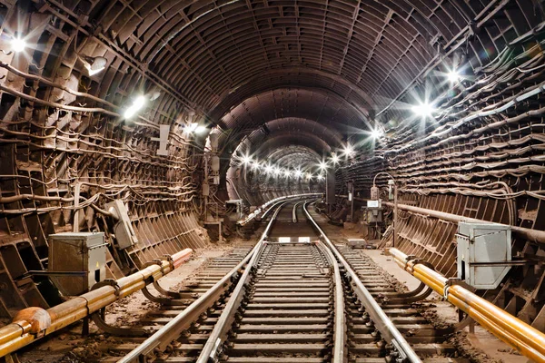 Subway tunnel. Kiev, Ukraine. Kyiv, Ukraine — Stock Photo, Image