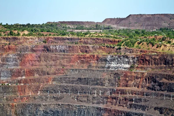 Benim demir cevheri açık döküm. Krivoy Rog, Ukrayna