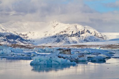 Buzdağları Jokulsarlon buzul lagün, İzlanda